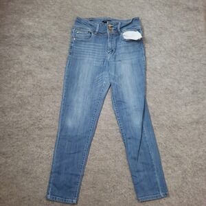 Watch LA Jeans Juniors 13 Blue Skinny High Rise Medium Wash Pants Denim Casual *